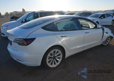 2021 Tesla Model 3 Long Range Dual Motor All-Wheel Drive z USA, uszkodzony, nr VIN 5YJ3E1EBXMF055707
